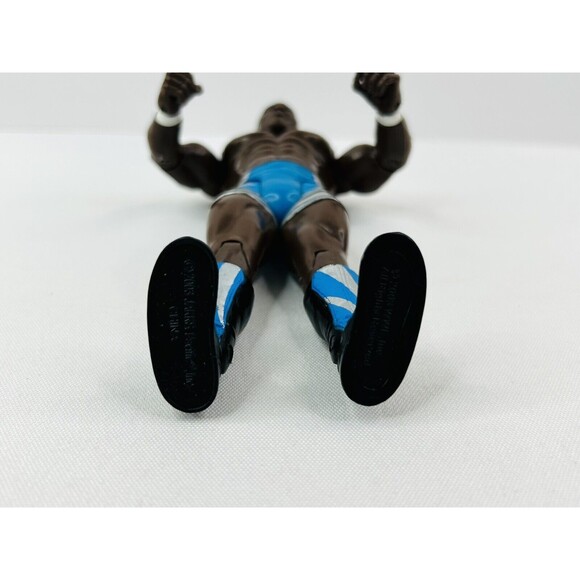 WWE Shelton Benjamin 2003 Jakks Pacific Wrestling Action Figure WWF Wrestling - Picture 5 of 7